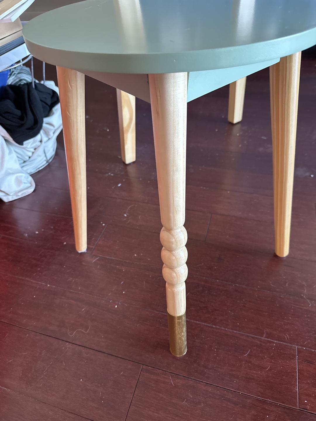 Sage Green Desk and Stool Set - photo 3