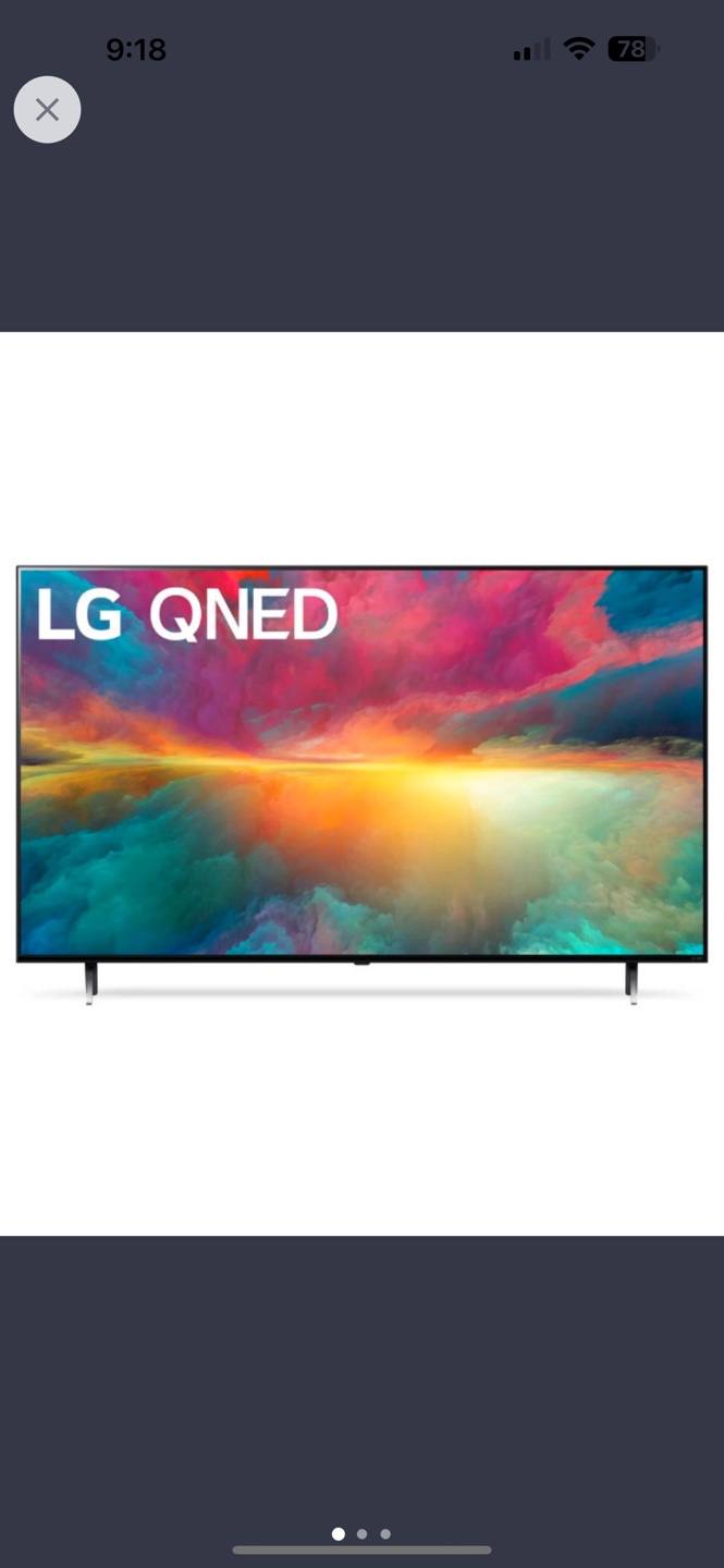 LG 50 INCH QNED75 4K LED SMART WEBOS TV - 50QNED75URA.ACC