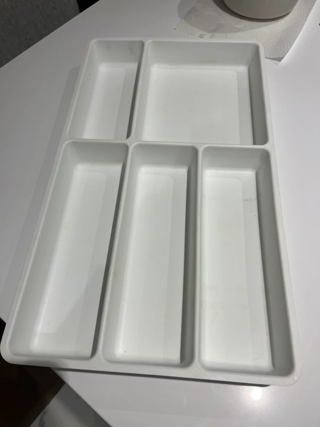 White Plastic Drawer Organizer thumbnail