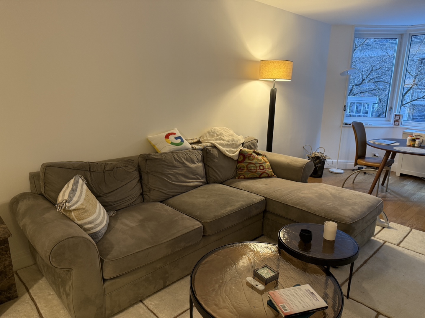 Large gray Sectional Sofa