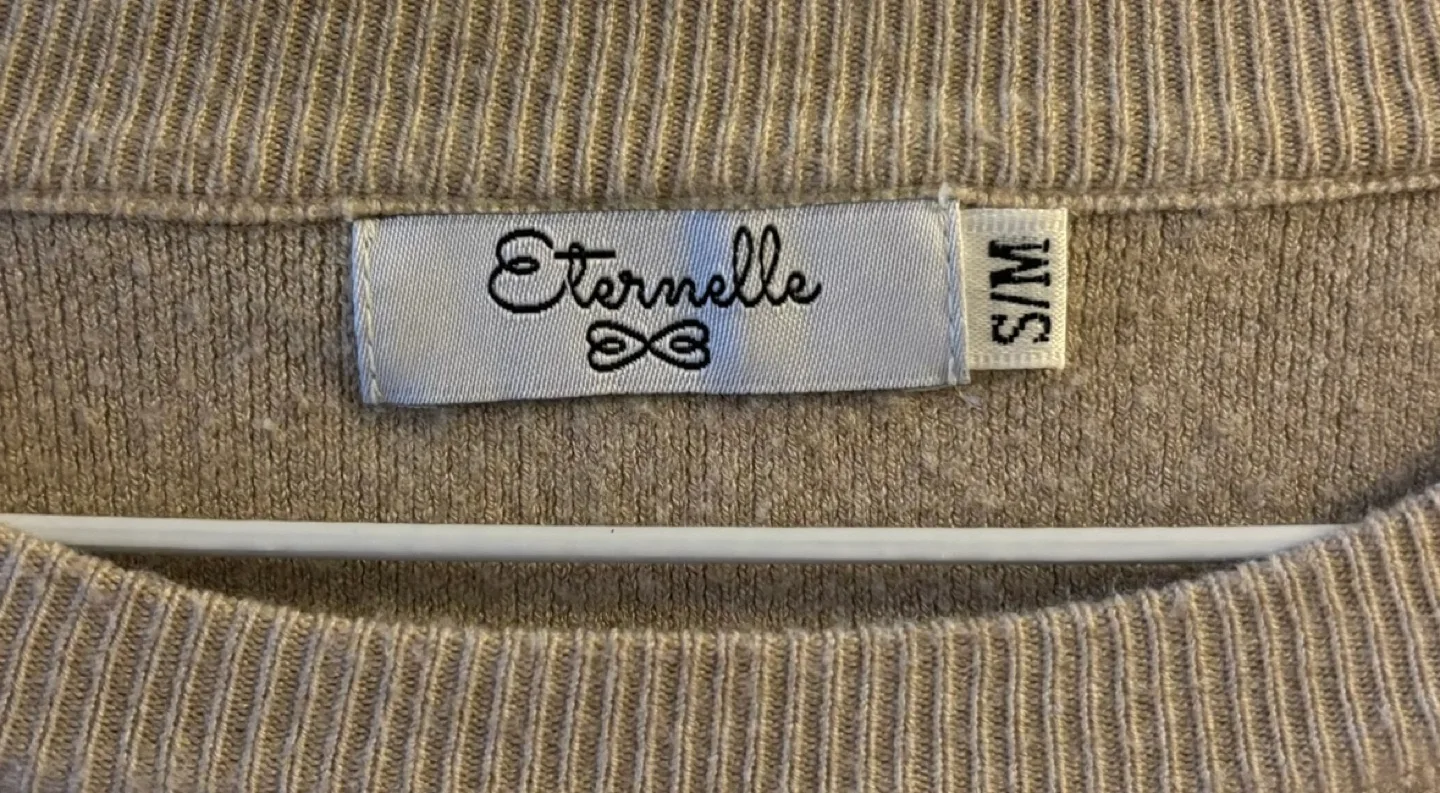 Eternelle Women's Beige Knit Sweater Size S/M image indicator(3)