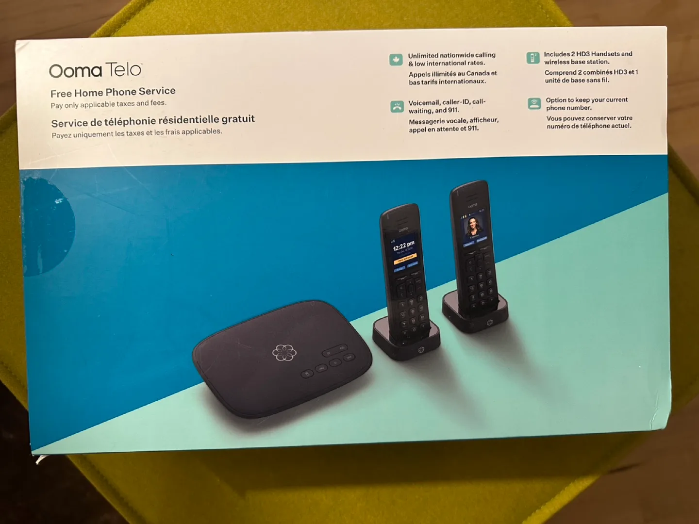 Ooma Telo Home Phone System - Free Service thumbnail