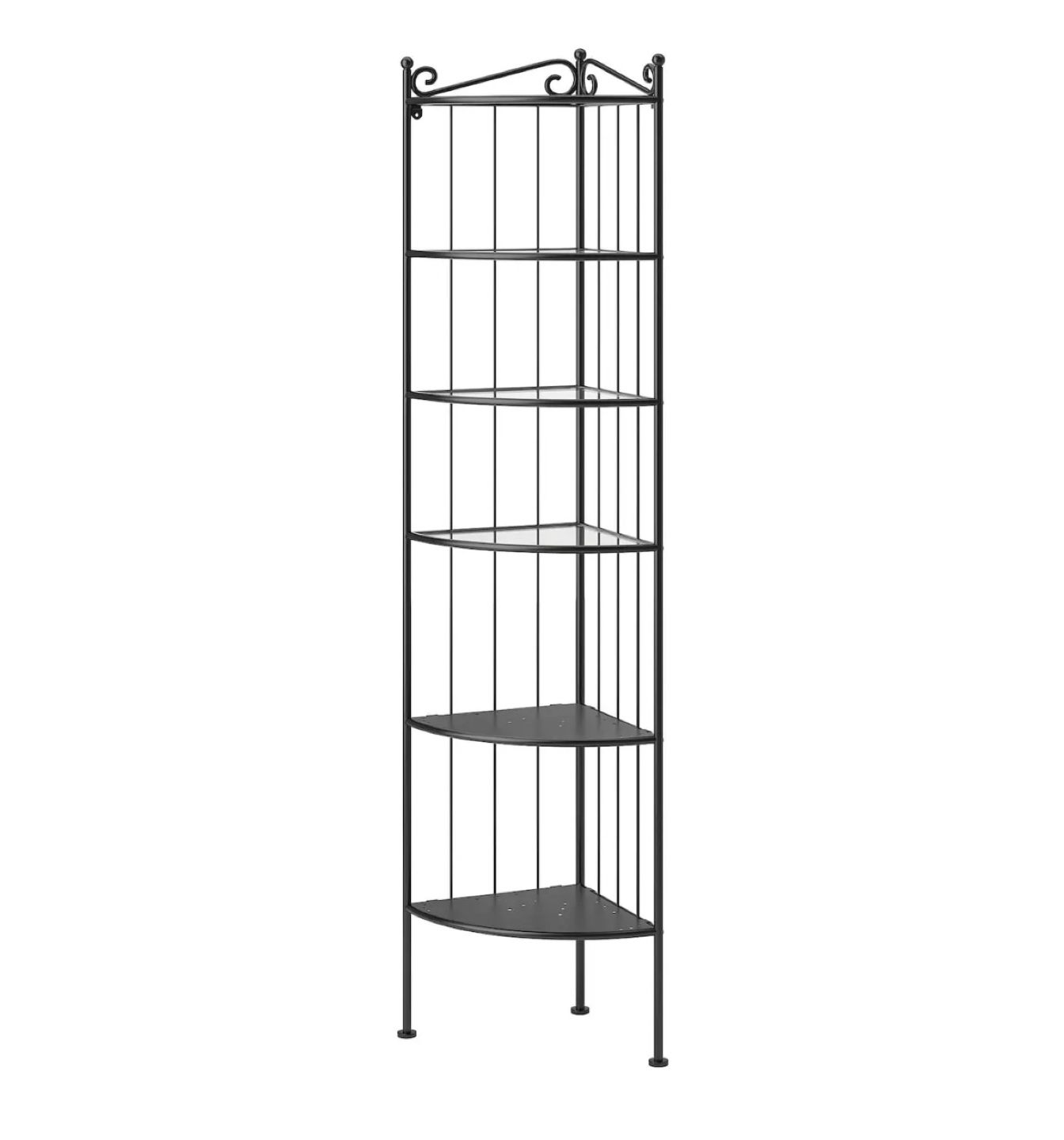 Black Corner Shelving Unit - photo 3