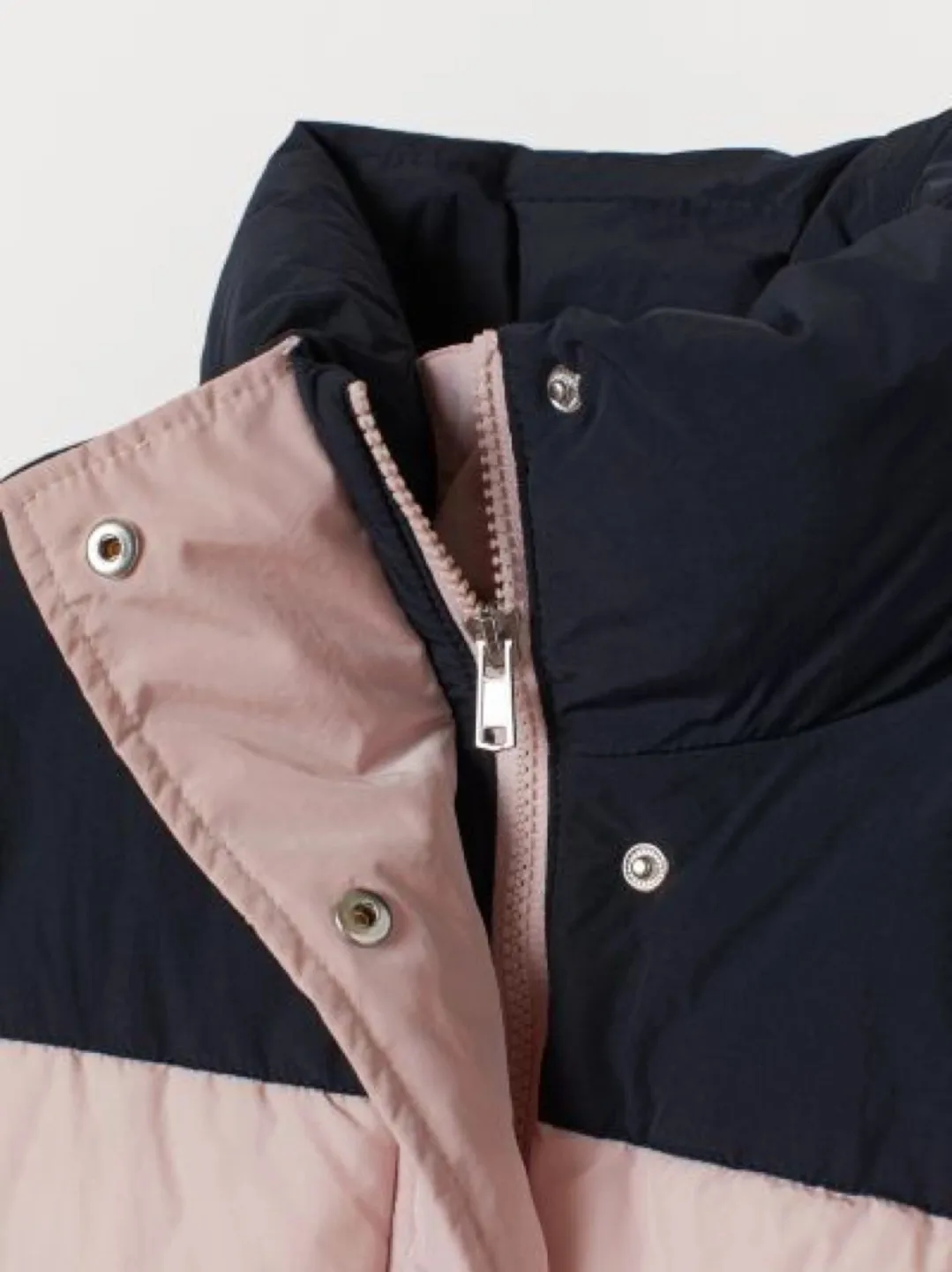 Pink and Black Puffer Jacket image indicator(2)