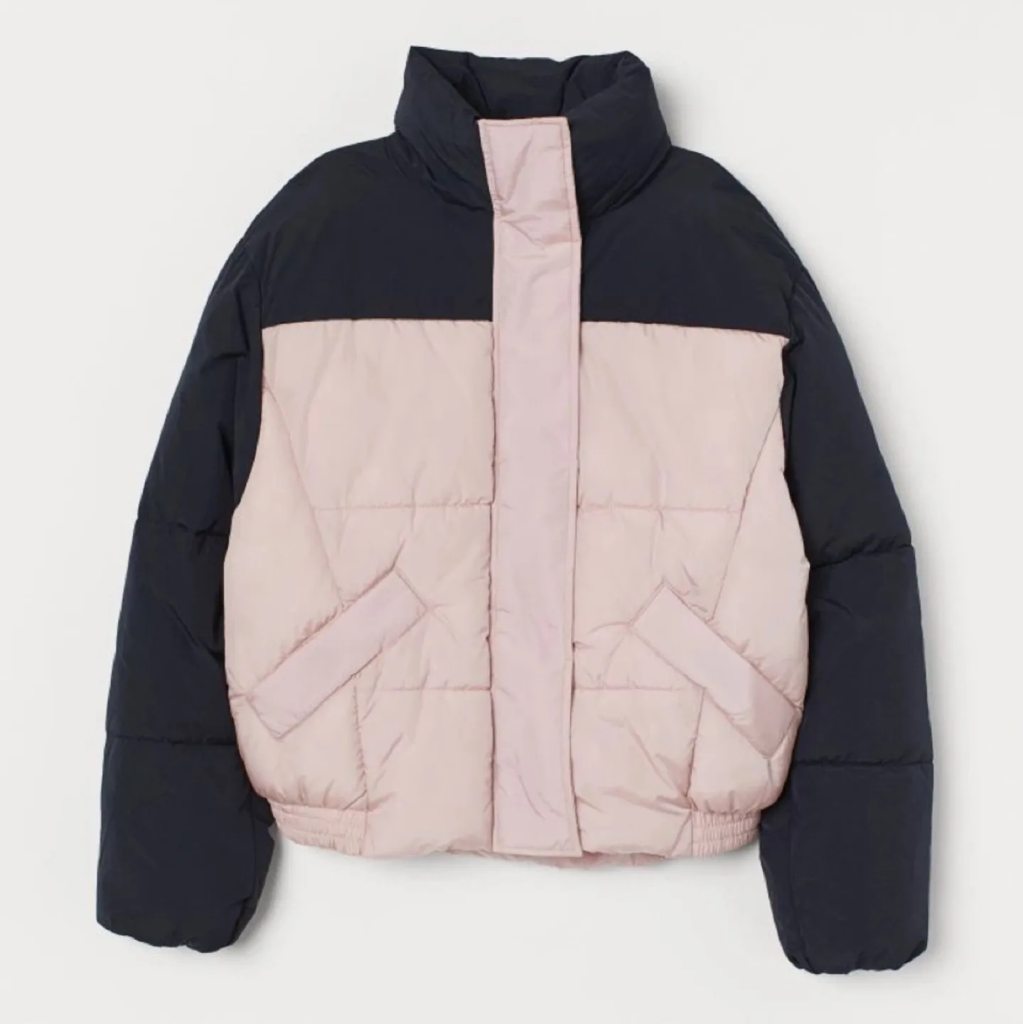 Pink and Black Puffer Jacket image indicator(3)