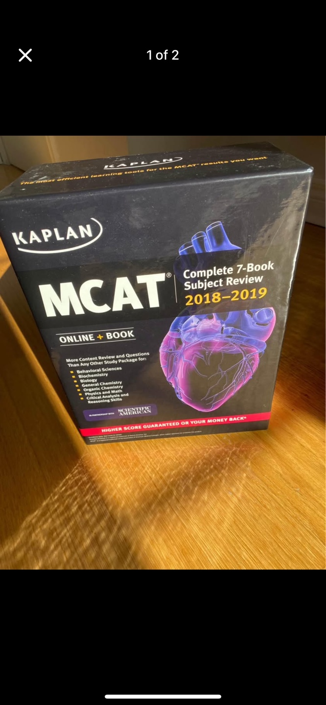 Kaplan MCAT Complete 7-Book Subject Review 2018-2019