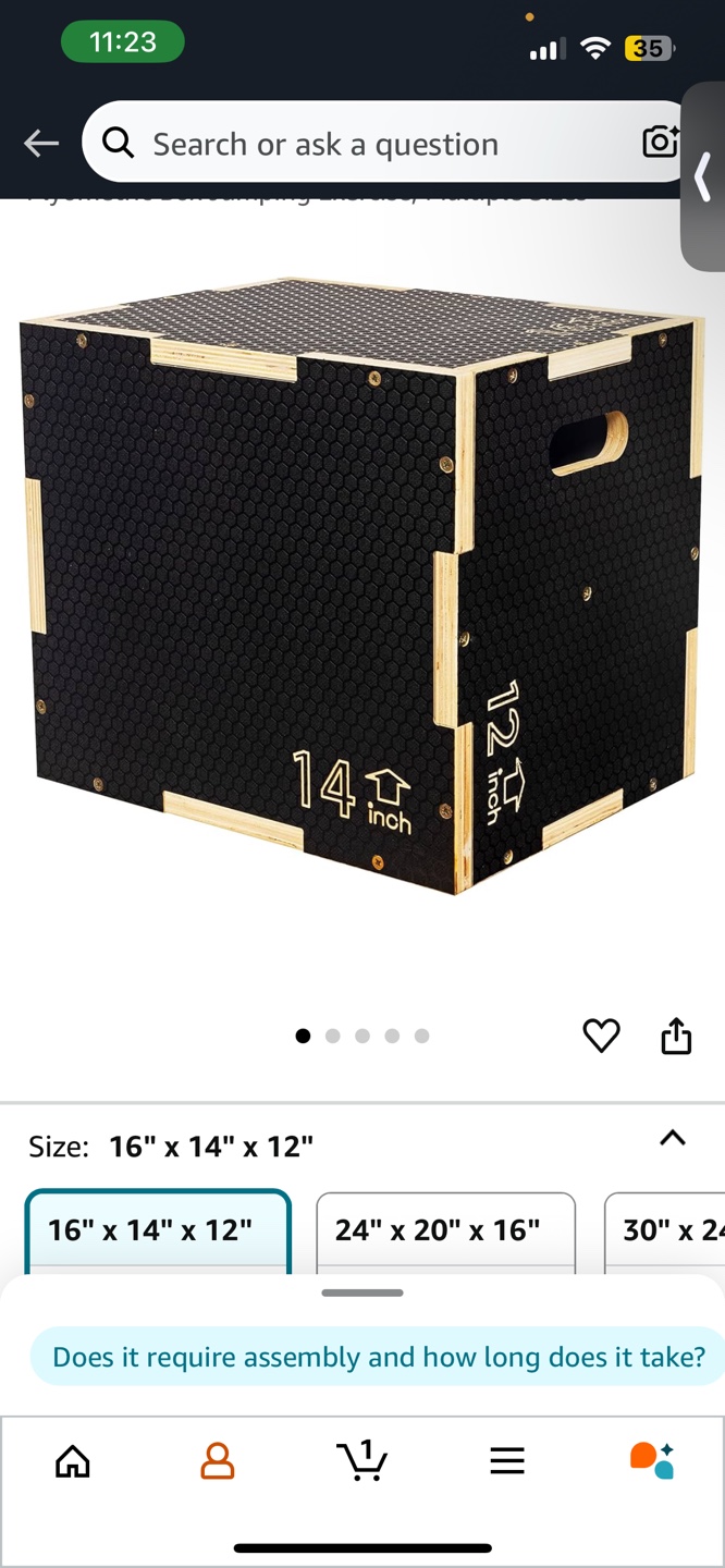 3 in 1 plyometric Jump Box - 12", 14", 16" - photo 5