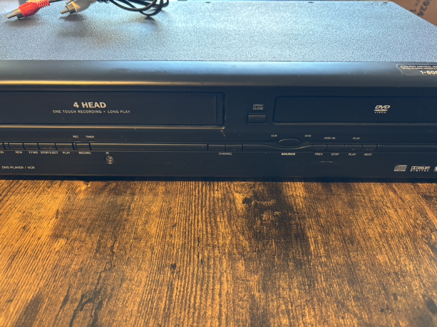 Sanyo VHS VCR/DVD Combo Player + VHS Tapes - photo 3