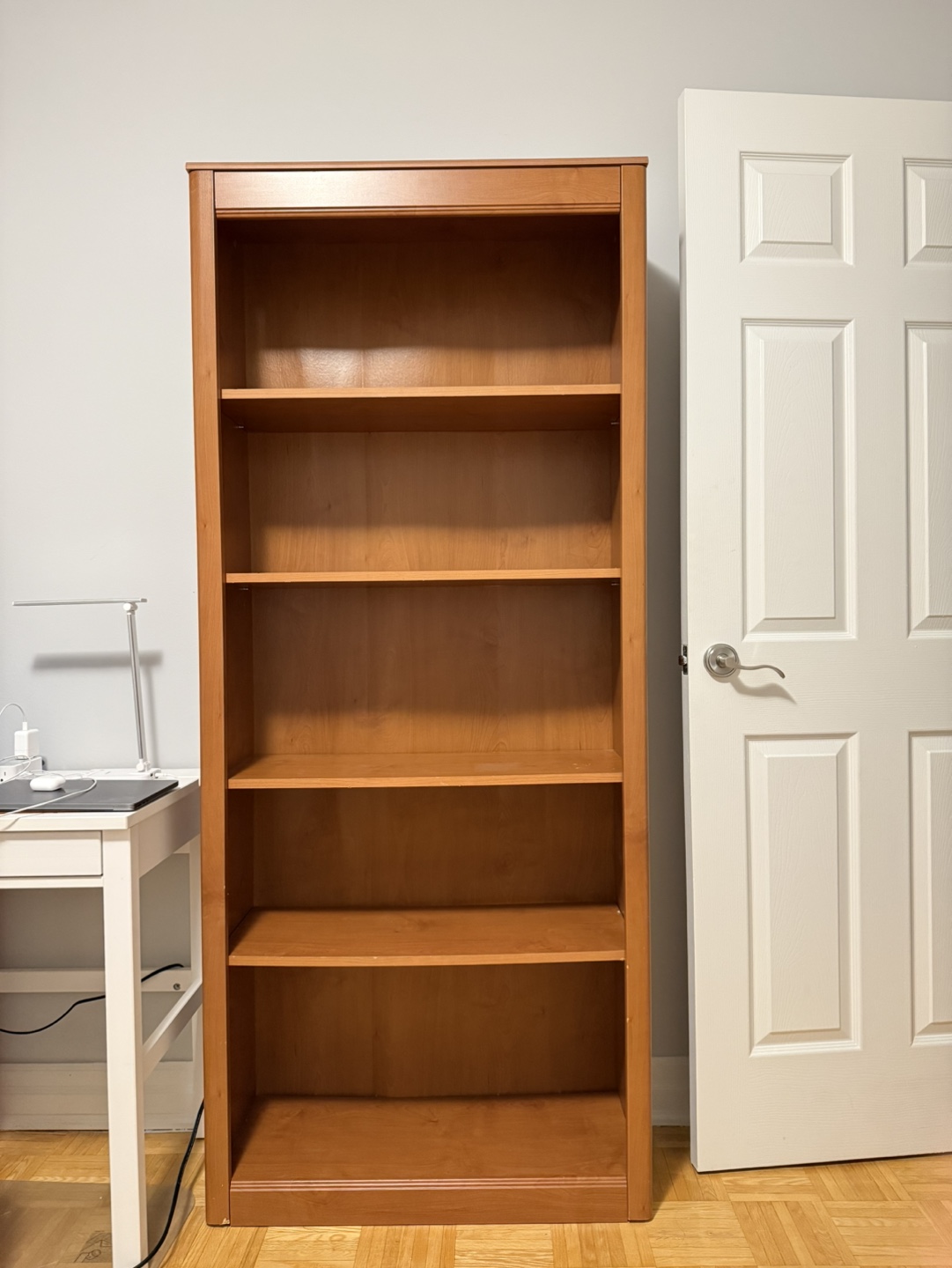 Wooden Bookcase - 5 Shelves