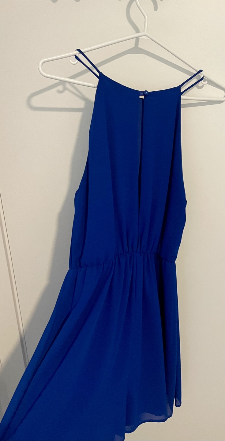 Lovely Day Royal Blue Halter Mini Dress - photo 2
