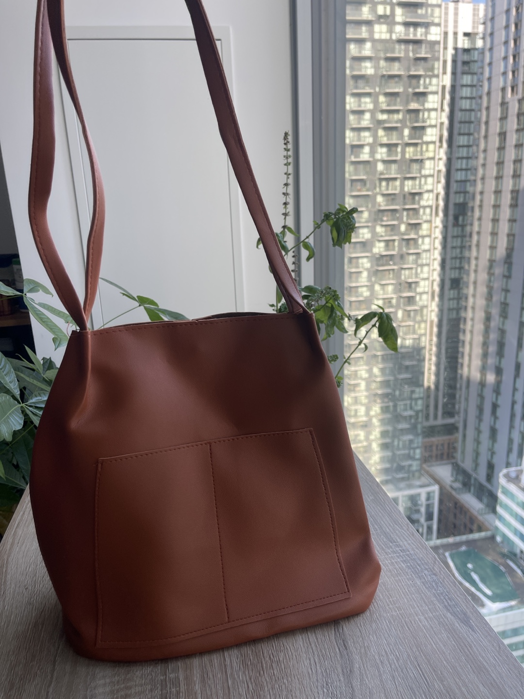 *‼️Moving Sale‼️* Brand new-Brown Leather Tote Bag - photo 4