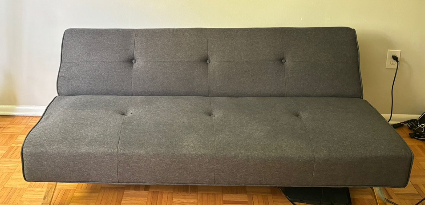 Grey Futon Sofa Bed
