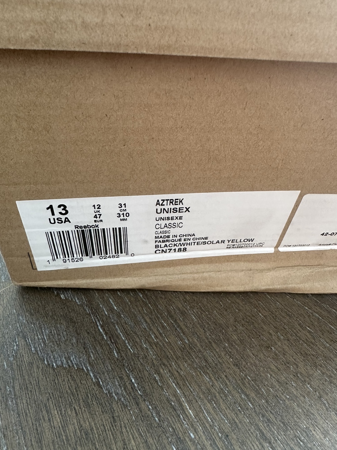 Reebok Aztrek Classic Unisex Sneakers - Size 13 - photo 3