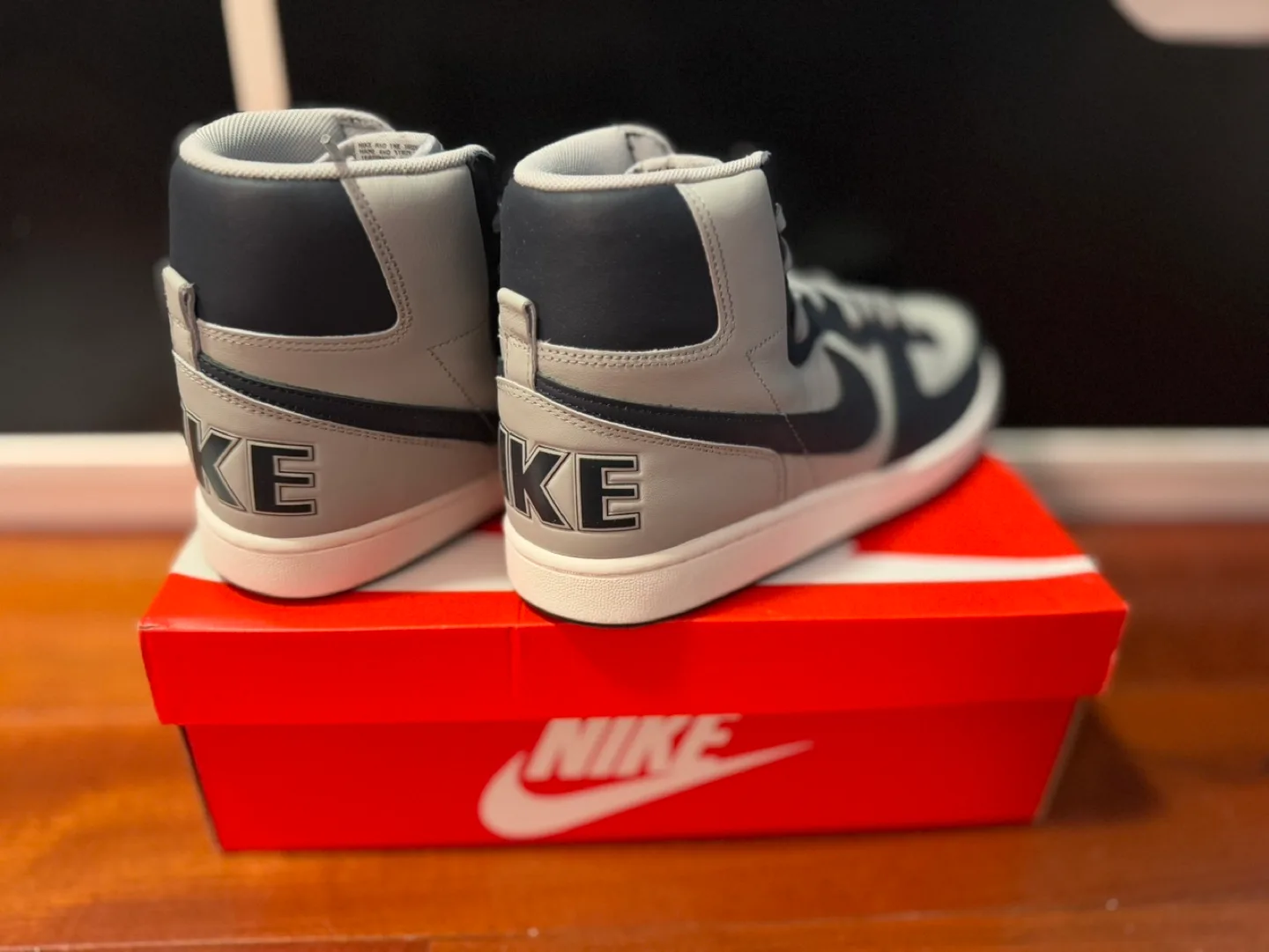 Nike Terminator High - 10.5M/12W - Granite/Dark Obsidian-Sail image indicator(3)