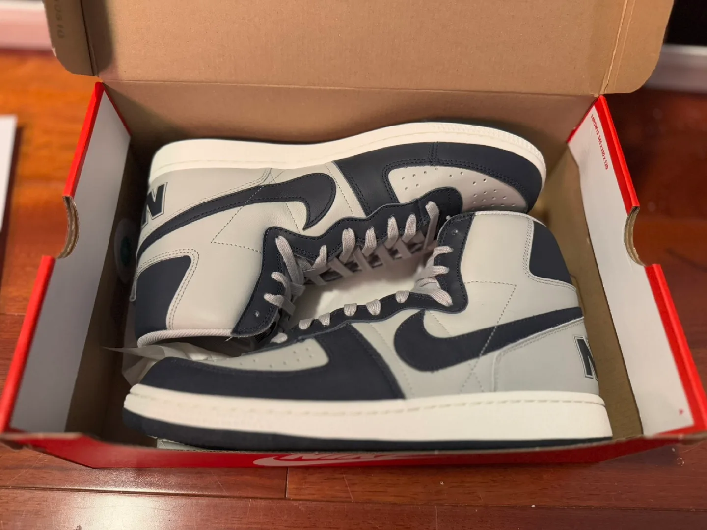 Nike Terminator High - 10.5M/12W - Granite/Dark Obsidian-Sail image indicator(6)