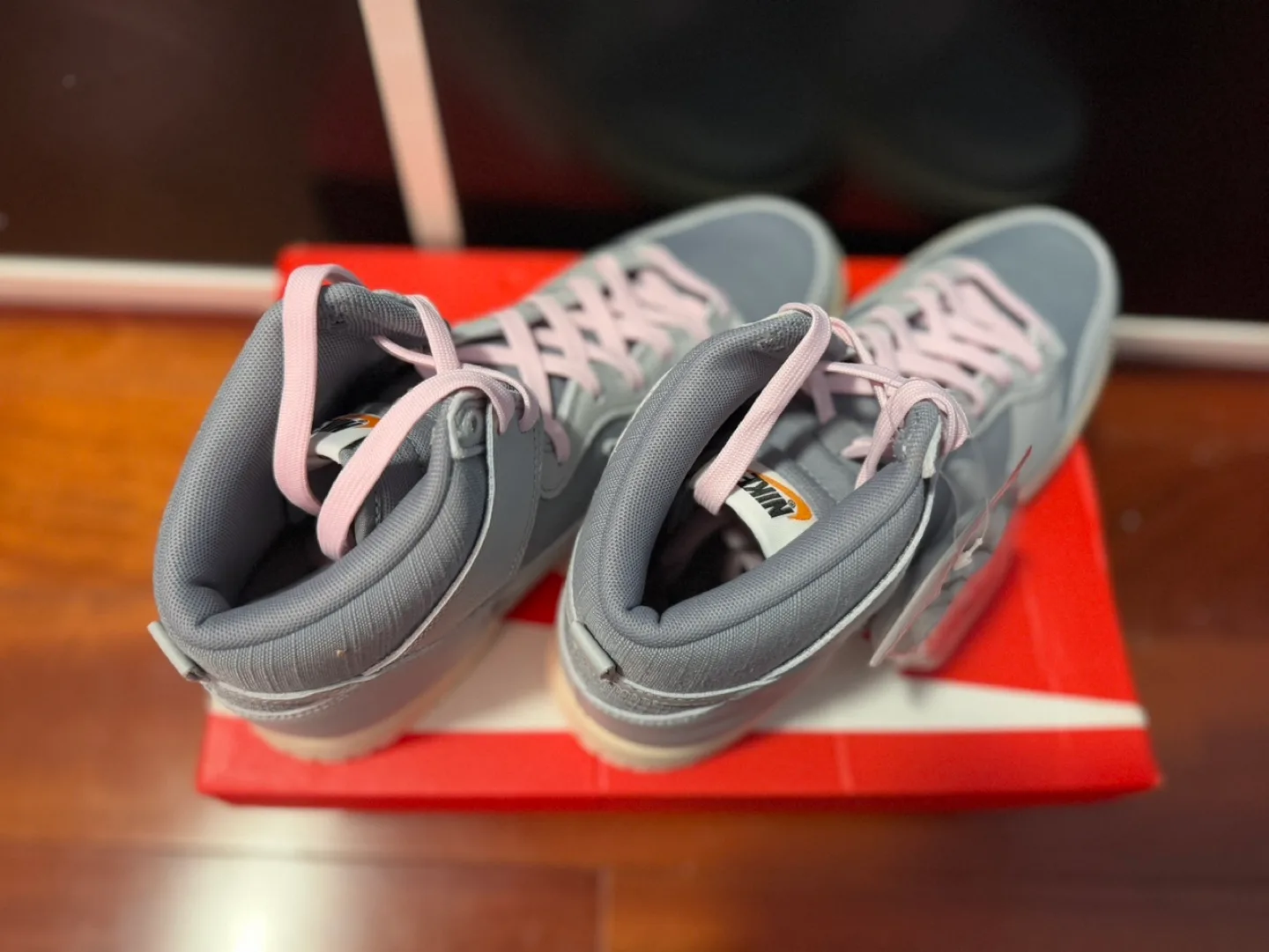 Nike Dunk Hi Retro PRM - 10.5M/12W - LT Smoke Grey/Grey Fog-Sail image indicator(4)