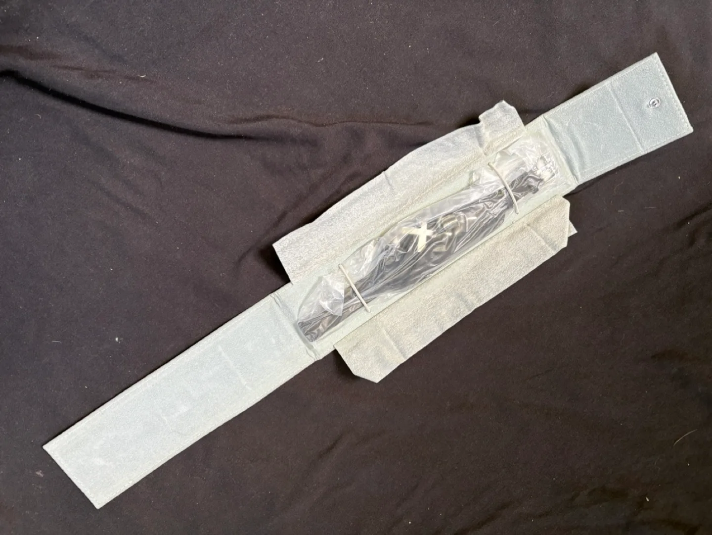 STORM London Black Leather Bracelet with Cross Charm image indicator(5)