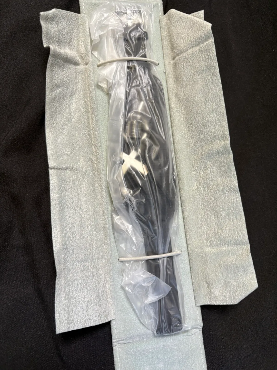 STORM London Black Leather Bracelet with Cross Charm image indicator(4)