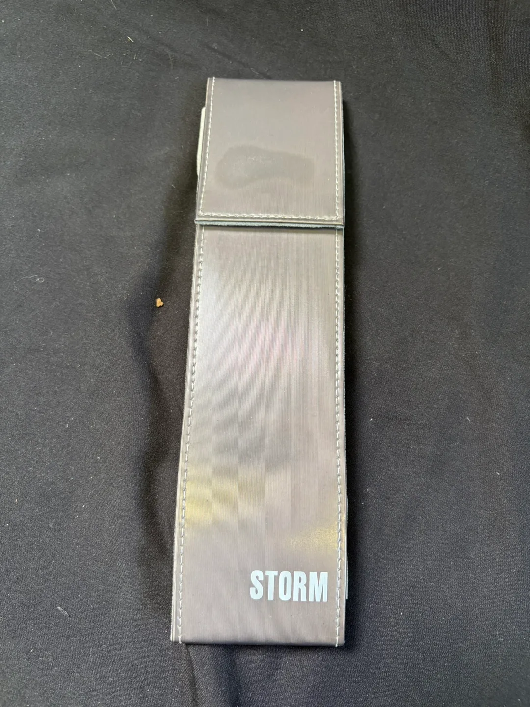 STORM London Black Leather Bracelet with Cross Charm image indicator(6)