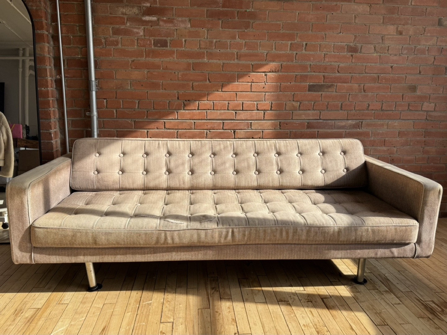 FREE Mid-Century Modern Fabric Couch