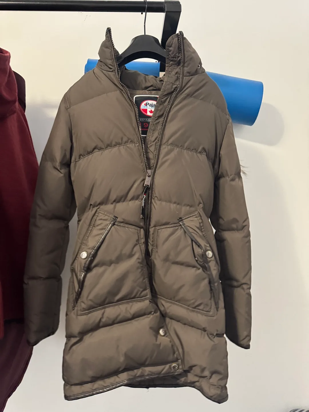 Pajar Parka - Size Small - Brown - Fur Trimmed Hood thumbnail