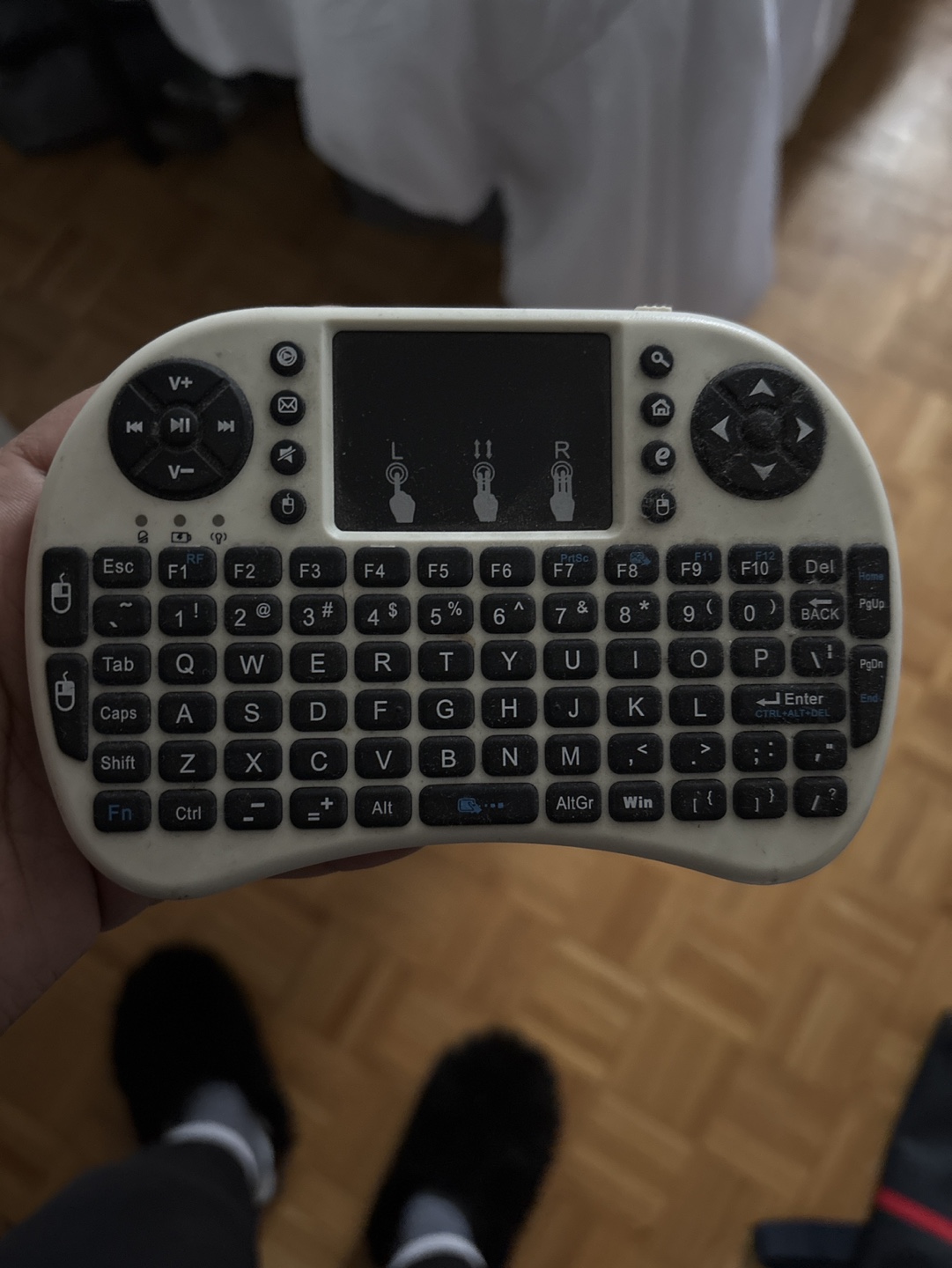 Mini Wireless Keyboard with Touchpad