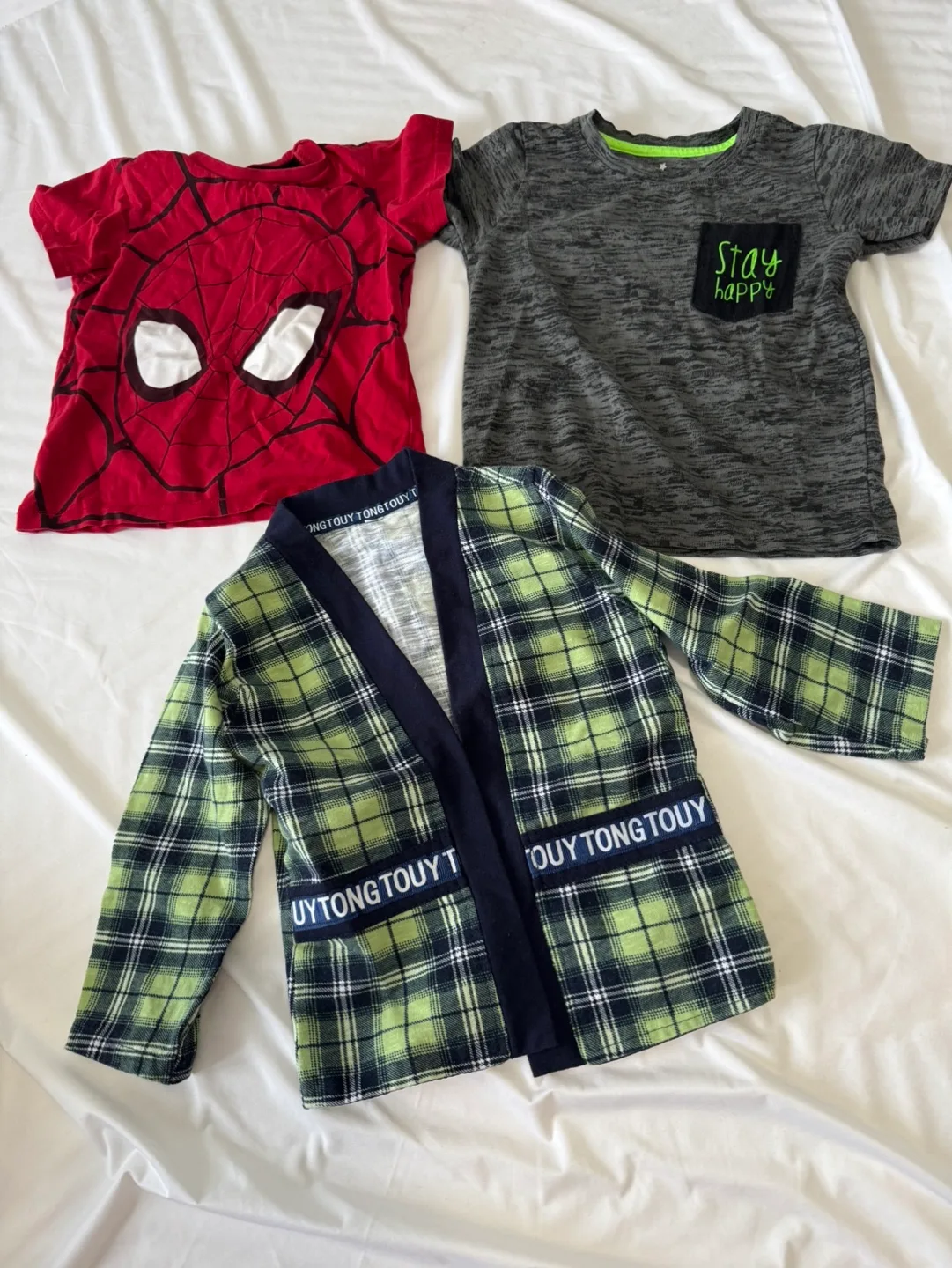 Bundle of 5 Toddler Boy's Shirts and Cardigan image indicator(2)