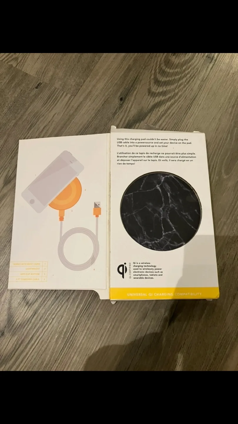 Spark Station Wireless Charging Pad Black Marble image indicator(5)