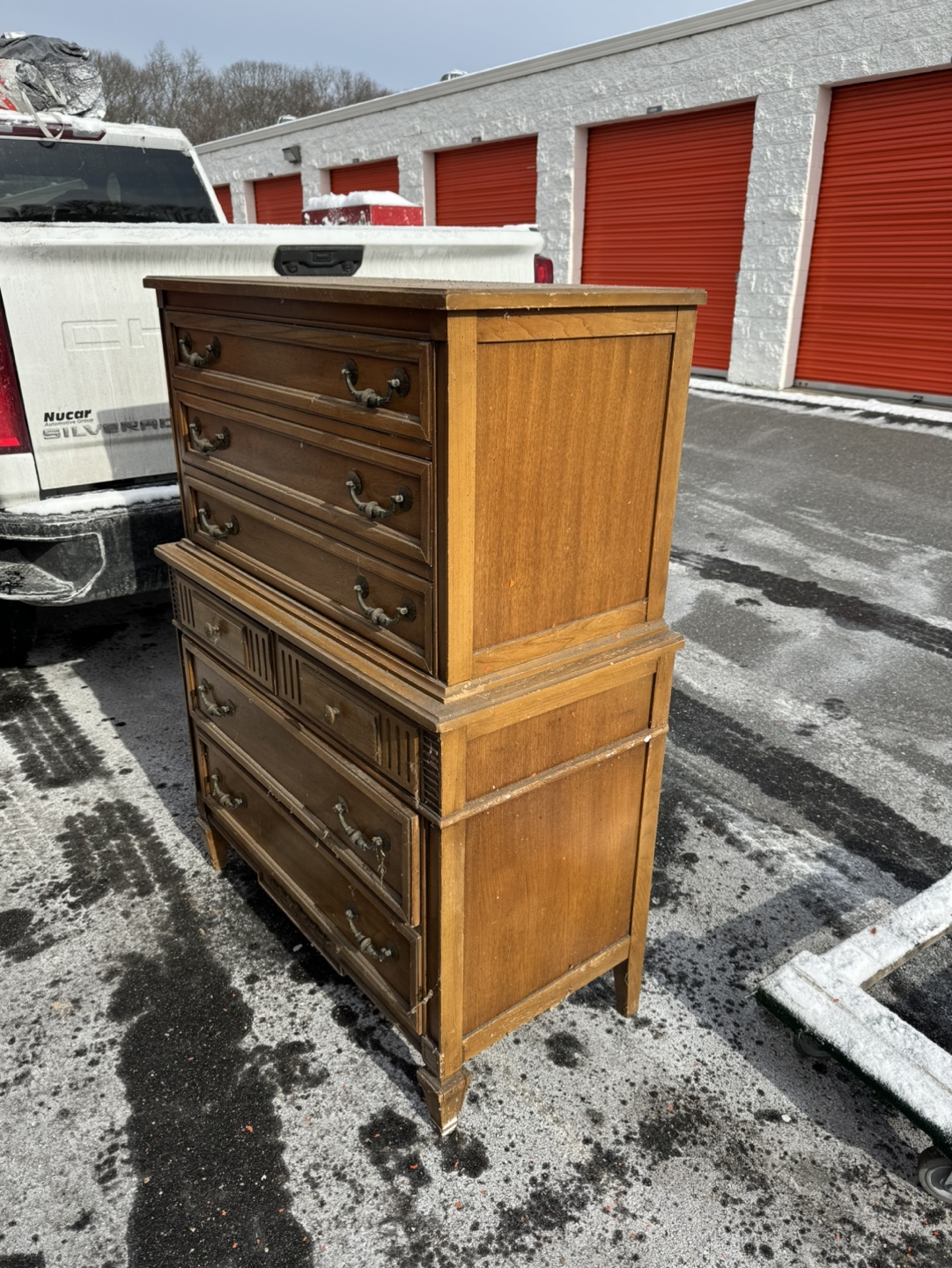 Vintage Wood Double Dresser - photo 4