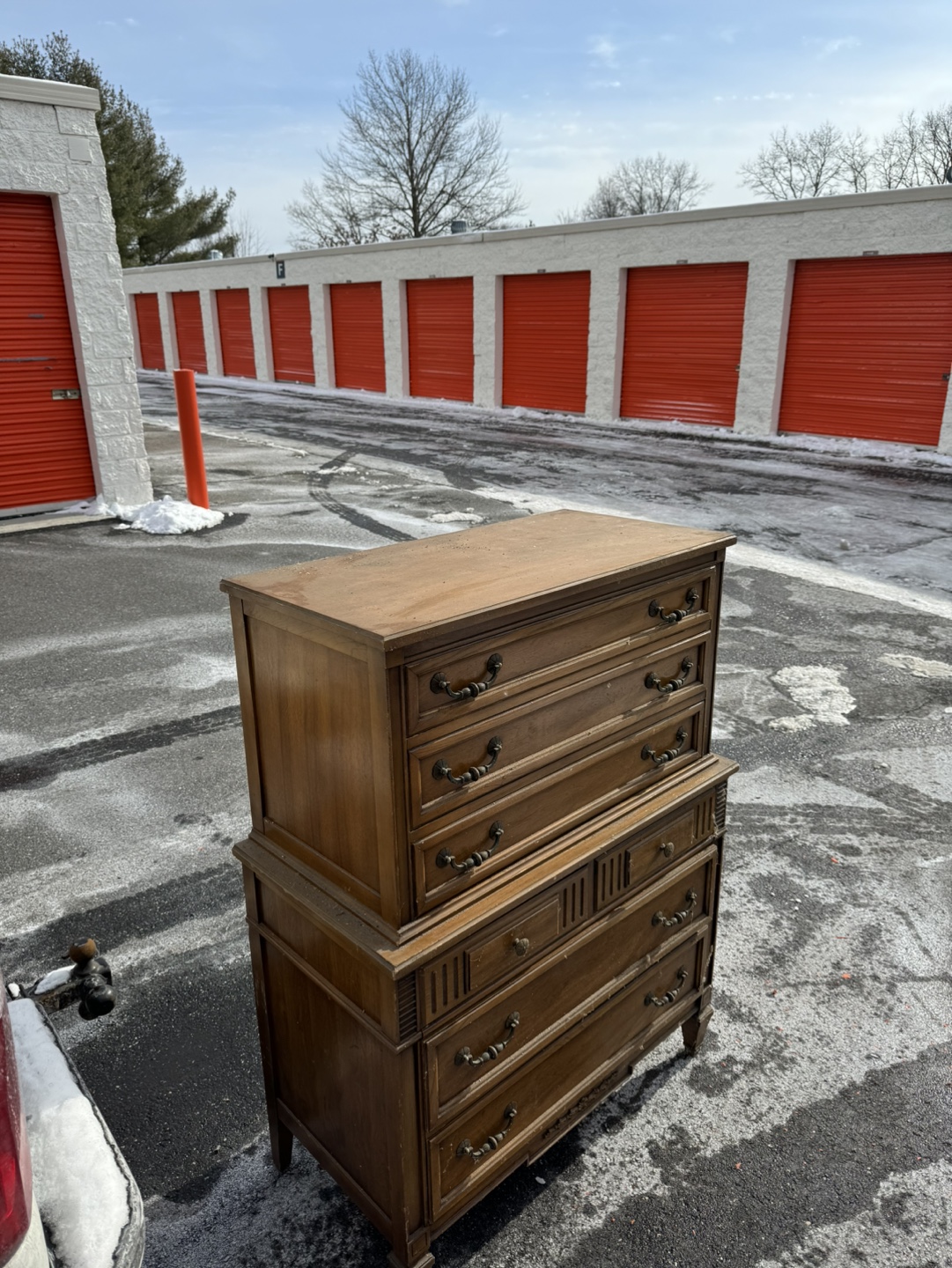 Vintage Wood Double Dresser - photo 3
