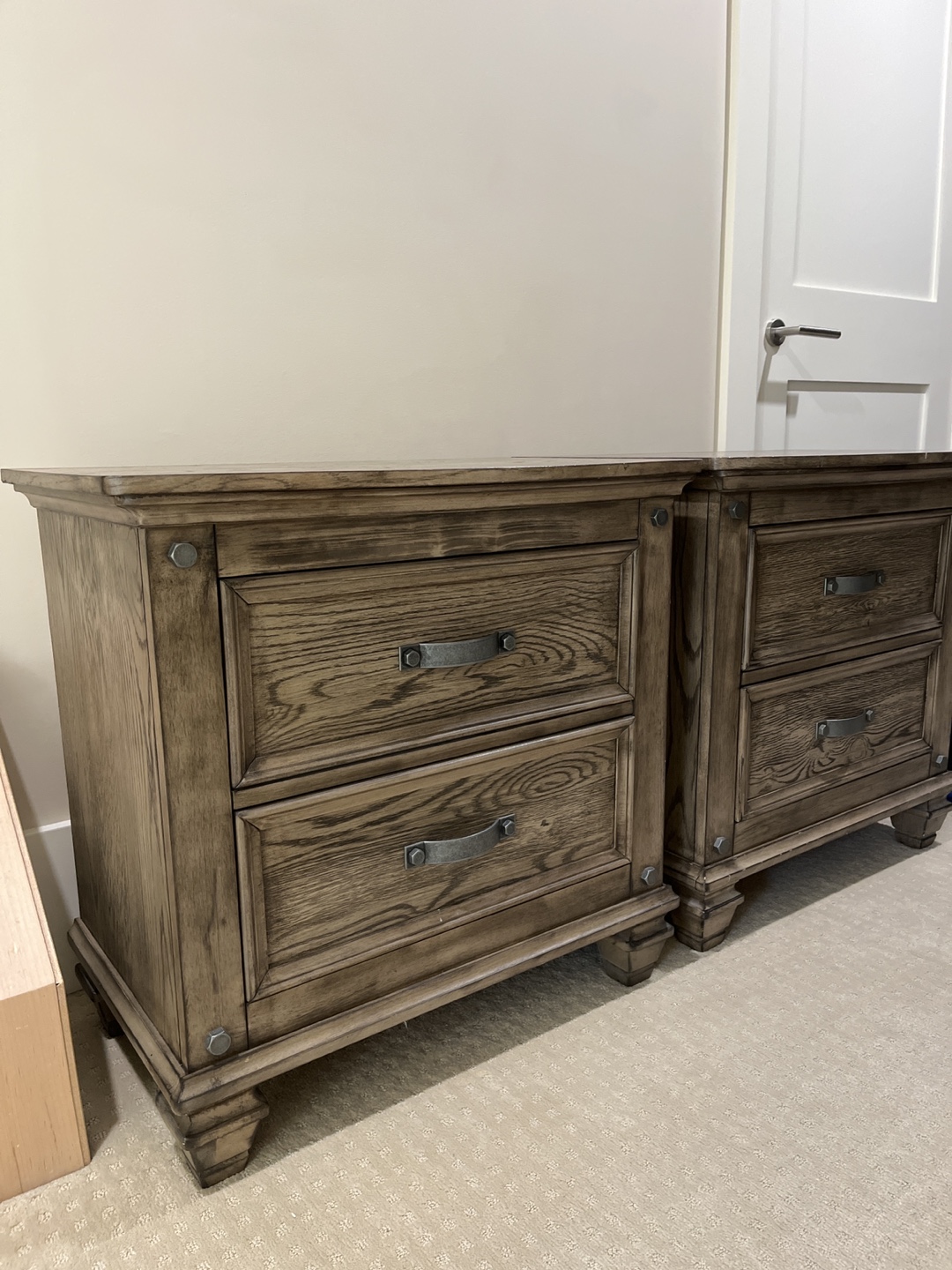 Two-Drawer Nightstands (Set of 2)