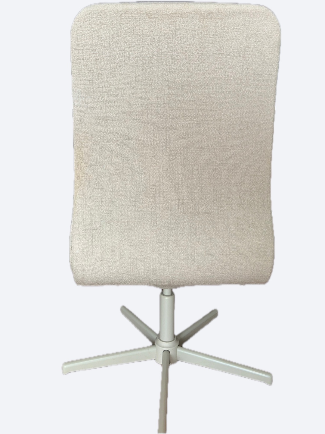 Swivelling Office Chair Beige Fabric - photo 2