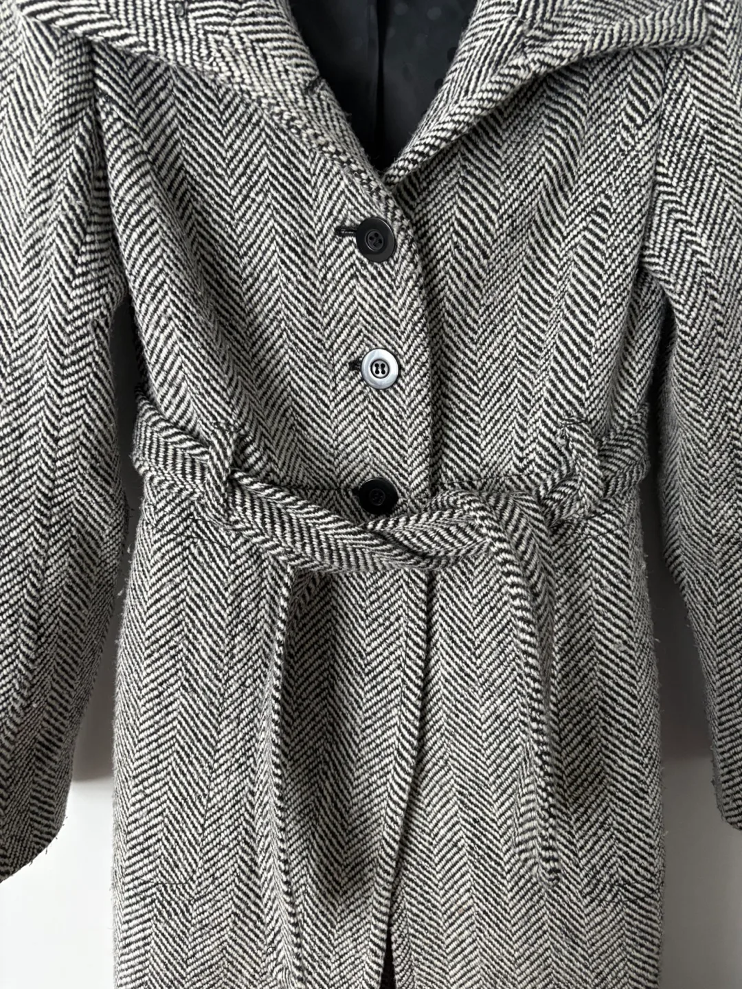 Jacob 3/4 length wool blend pea coat image indicator(4)