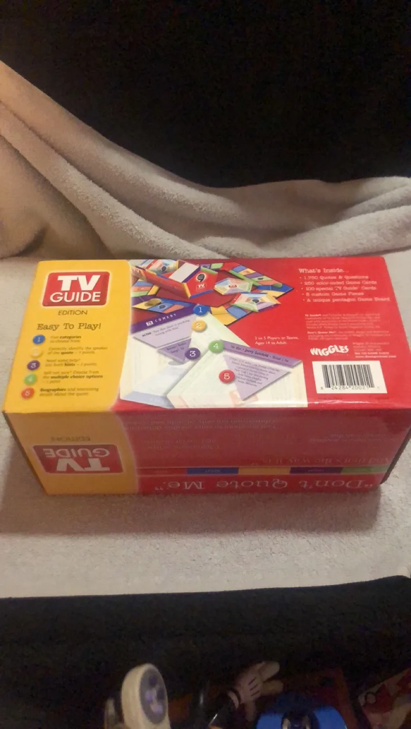 TV Guide Edition Don't Quote Me Trivia Game image indicator(2)