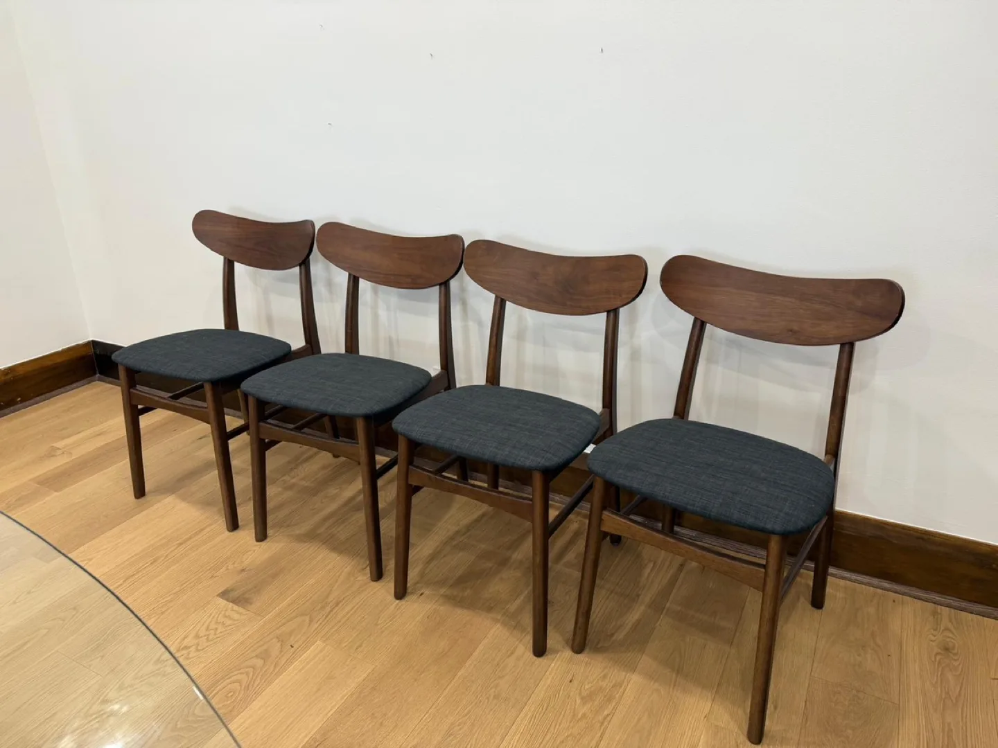 MCM Mid-Century Modern Dining Glass-Top Table image indicator(5)