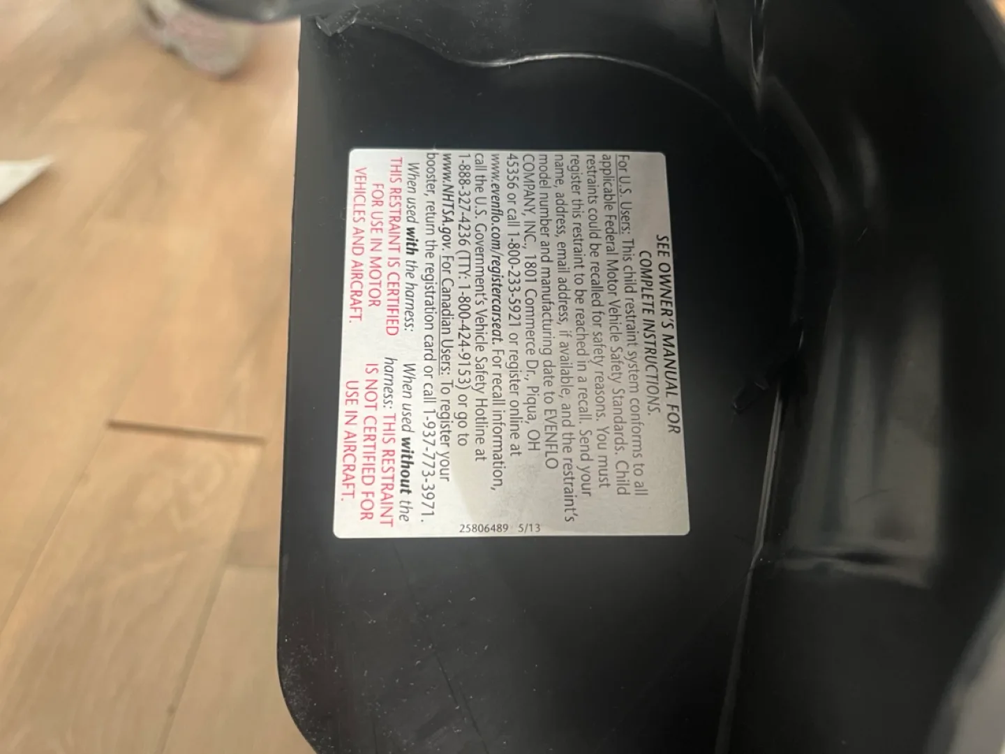 Evenflo Chase plus 2 in 1 Booster Car Seat - Pink & Grey image indicator(3)