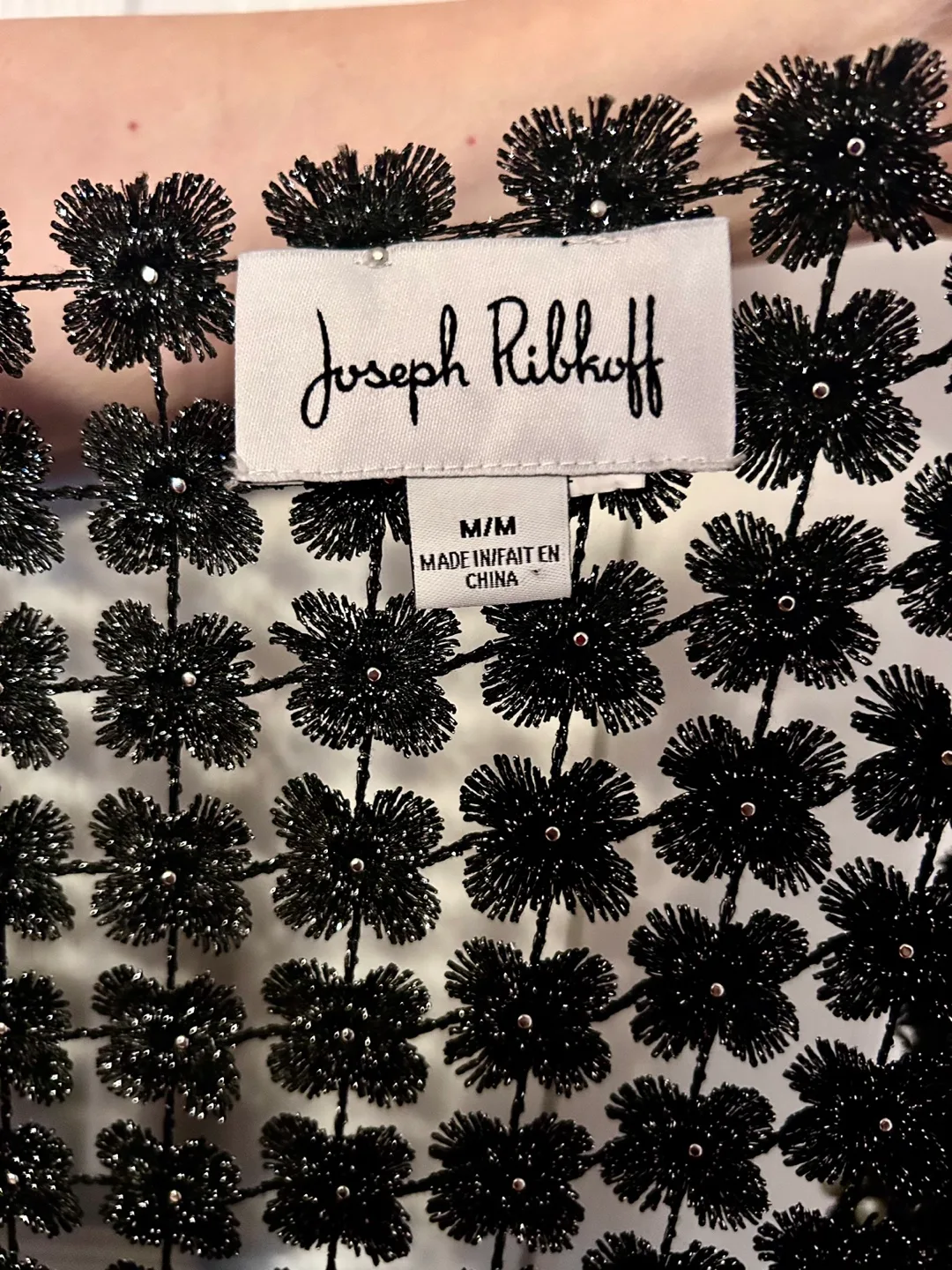 Vintage Black, Silver & Pearl Joseph Ribkoff Jacket image indicator(2)