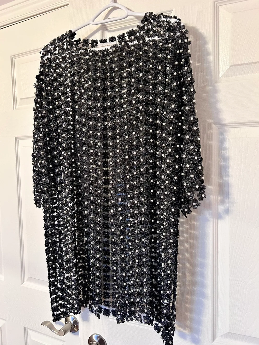 Vintage Black, Silver & Pearl Joseph Ribkoff Jacket image indicator(9)