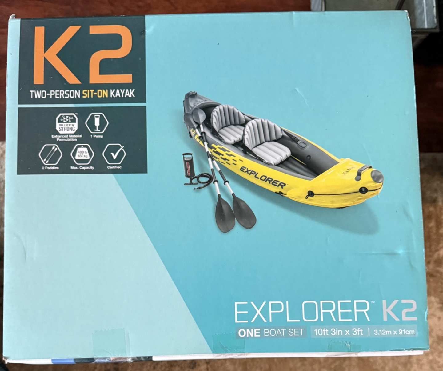 Two person sit on kayak - photo 2
