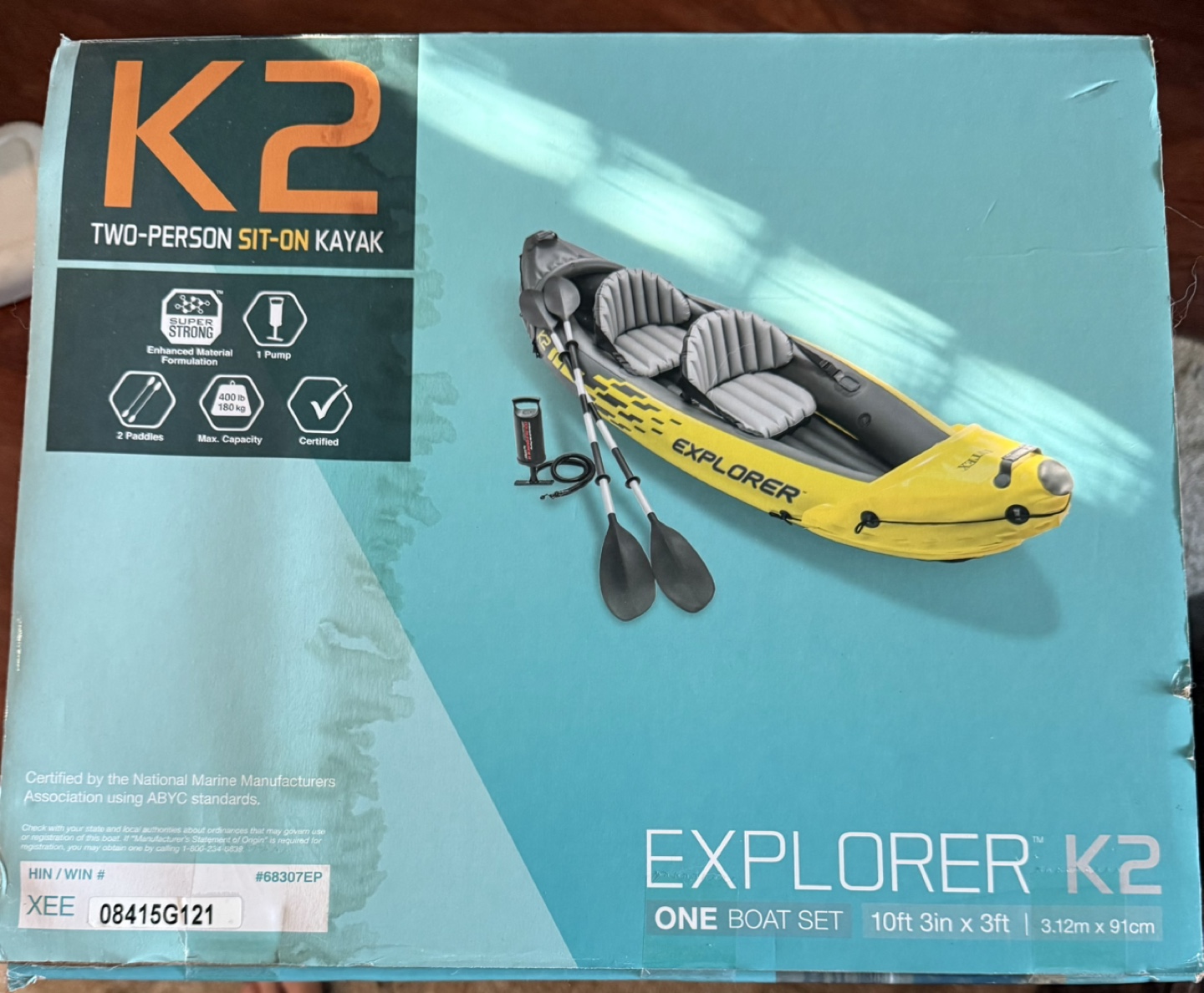Two person sit on kayak - photo 3
