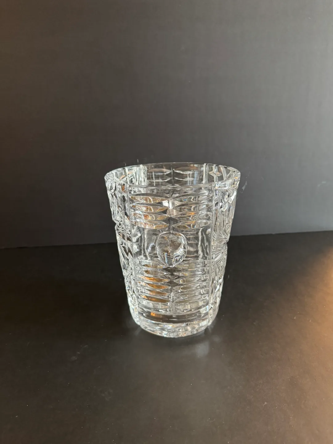 Vintage Crystal Ice Bucket with Handles image indicator(3)