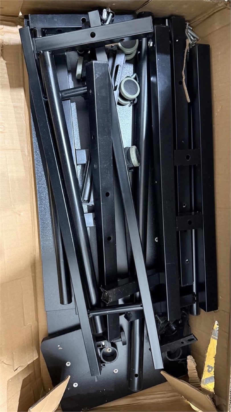 Black Standing Desk - Adjustable Height, Mobile - photo 3