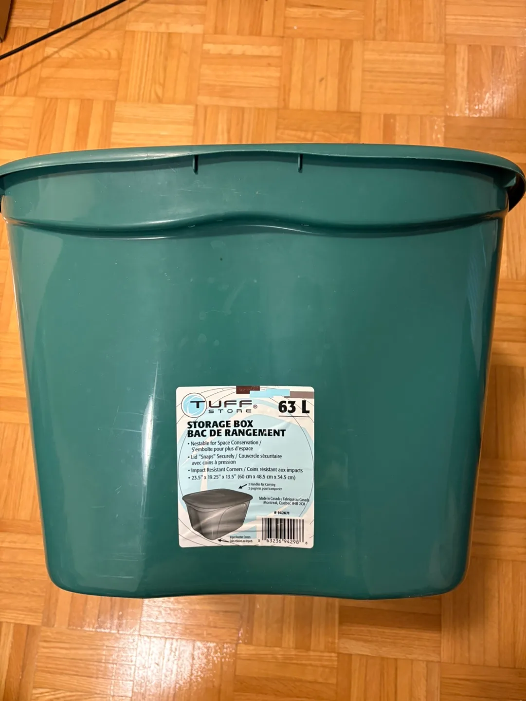 63L Tuff Store Storage Bin with Lid image indicator(3)