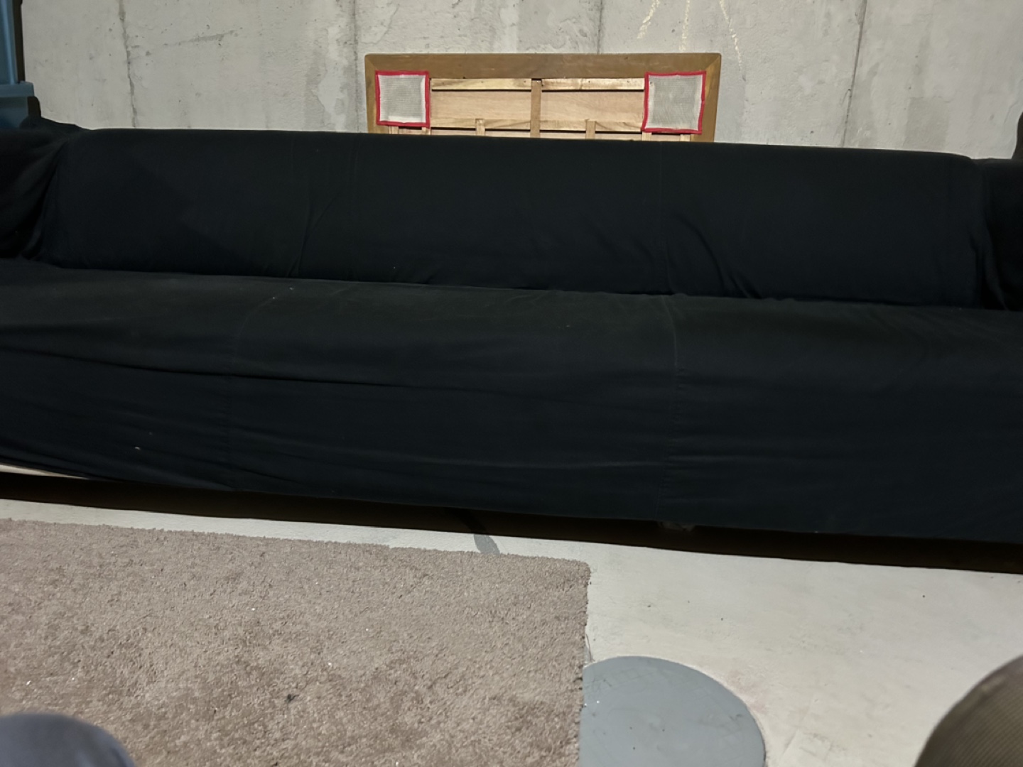 Sofa with black covers - photo 3