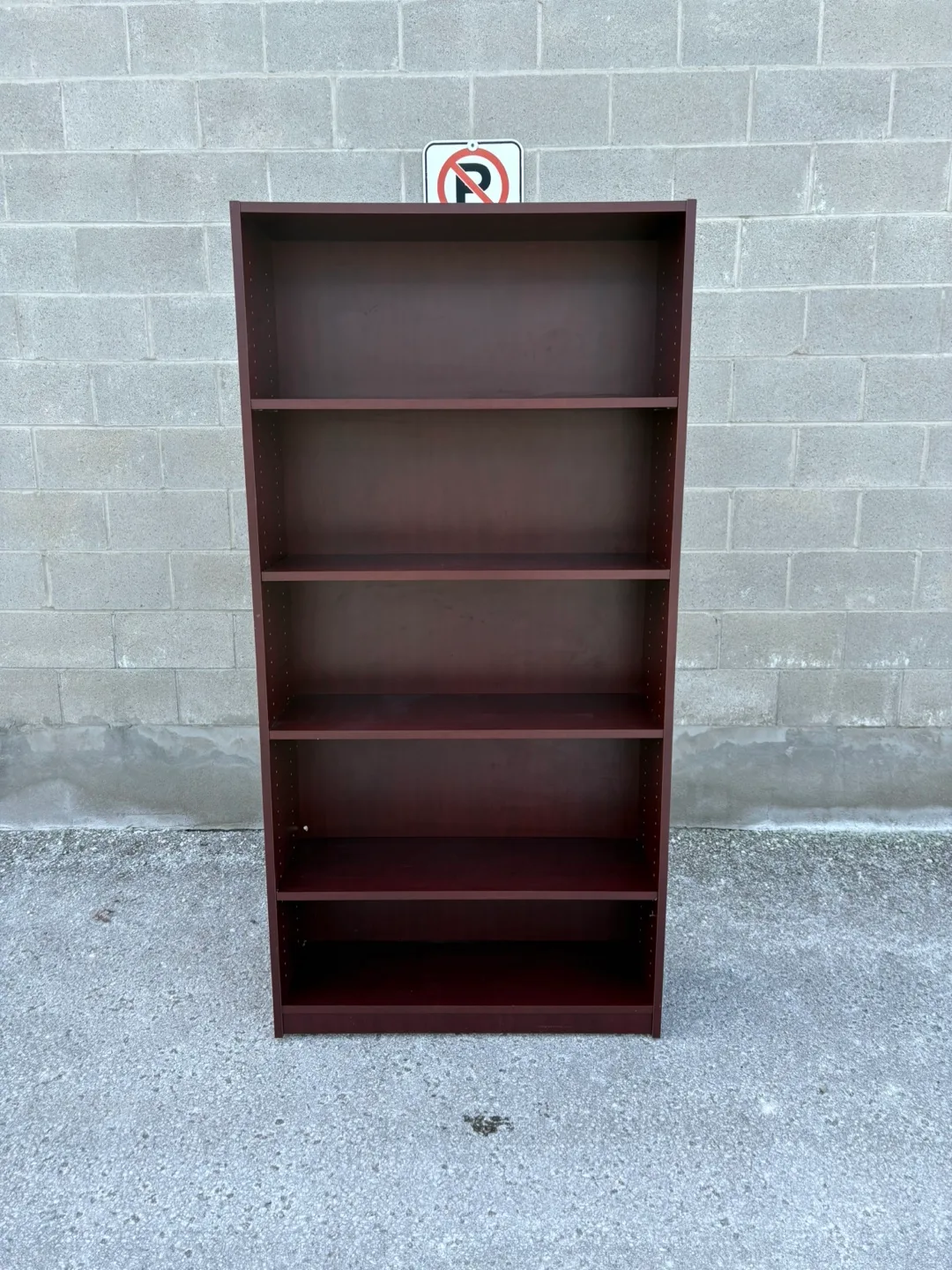 FREE DELIVERY• BROWN BOOK SHELF / DISPLAY SHELVE • GREAT COND thumbnail