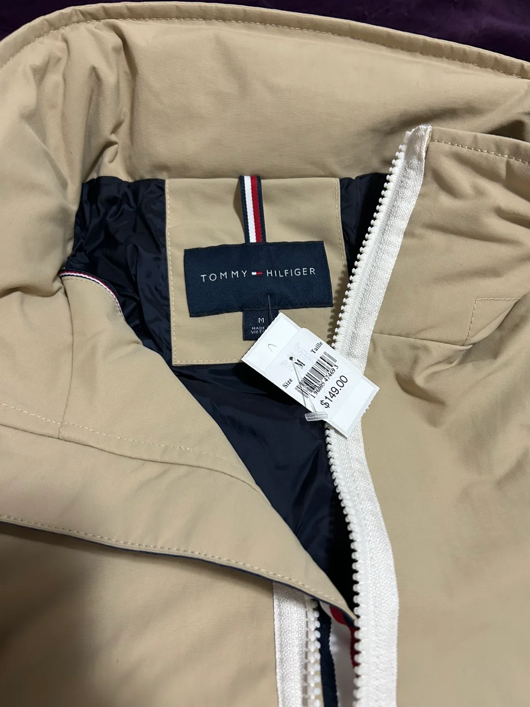 Tommy Hilfiger Men's Beige Jacket Size M image indicator(2)