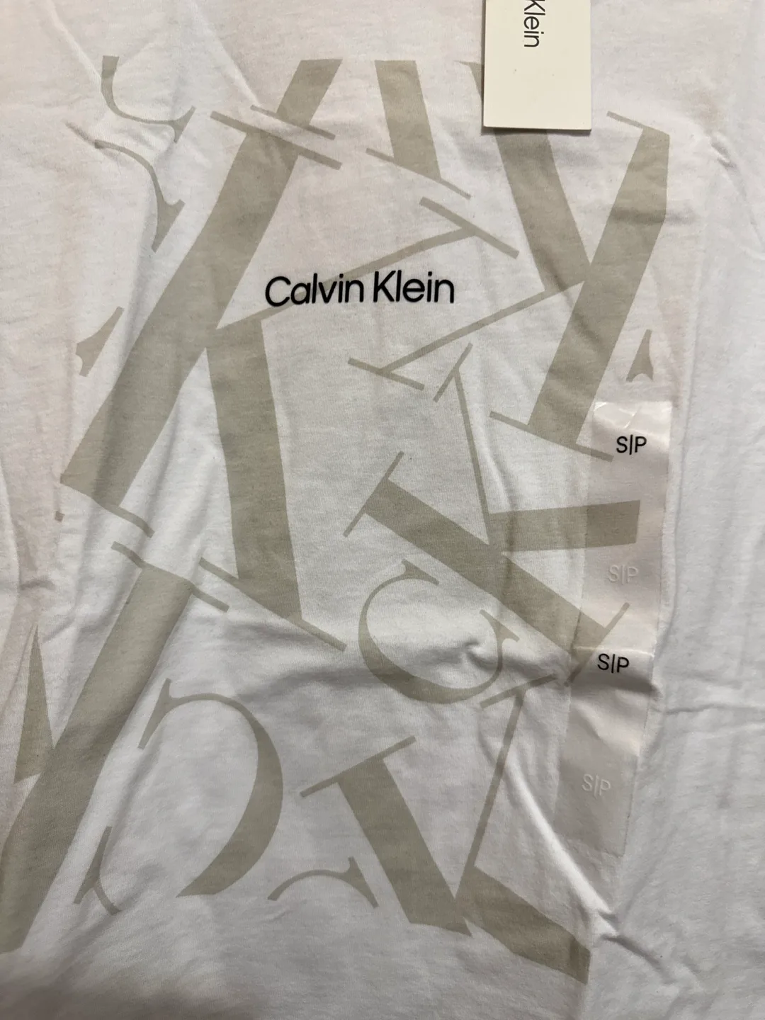 New Calvin Klein Men's Graphic T-Shirt - Size Small image indicator(2)