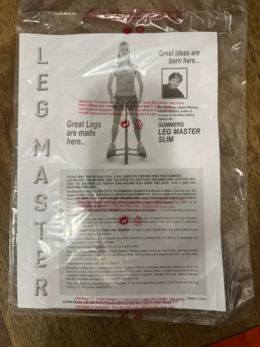 Summers Leg Master Slim Leg Exercise Machine image indicator(2)