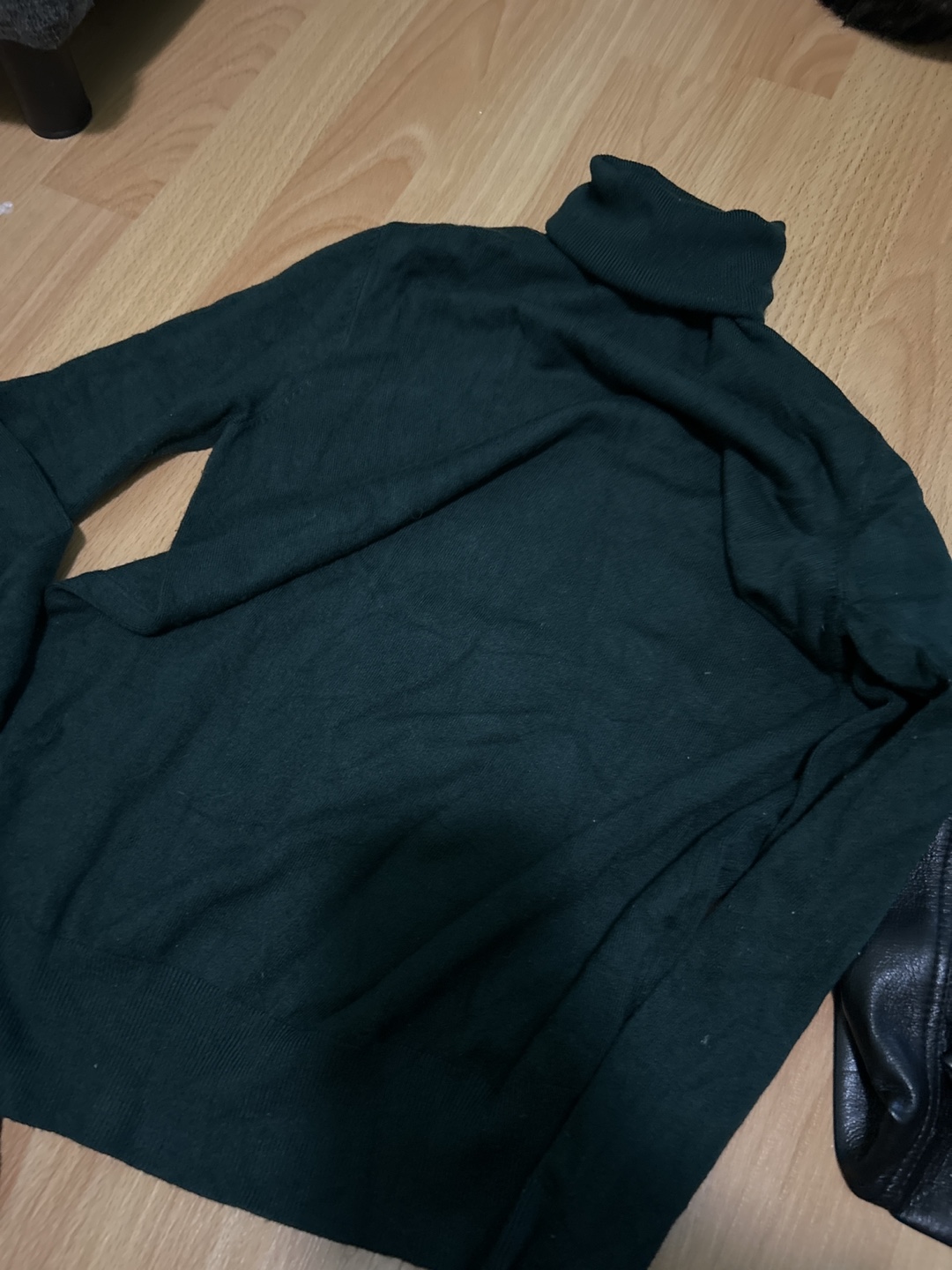 ZARA Women's Green Turtleneck Sweater - photo 3