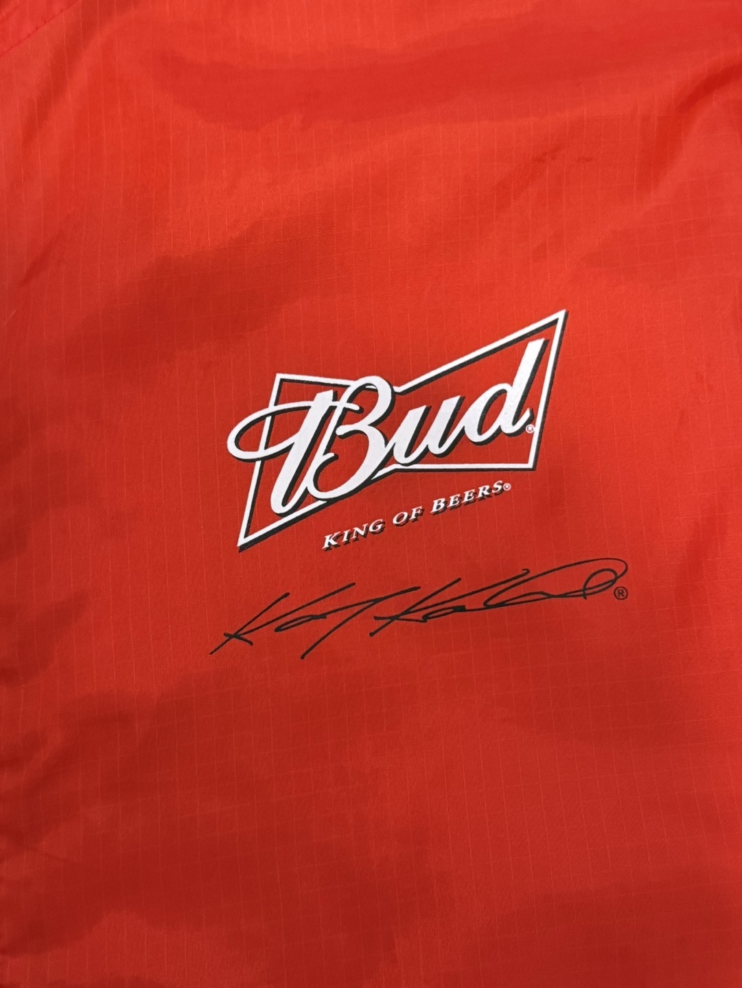 Chase Authentic Budweiser King of Beers #9 Racing rain cover - photo 2